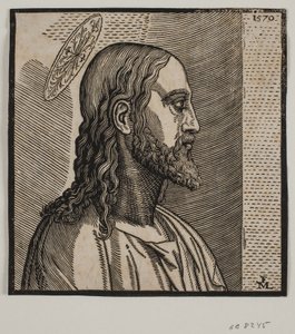 Krisztus portréja alkotó: Melchior Lorck