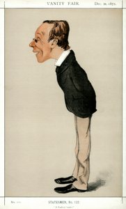 Radikális vezető, Henry Fawcett képviselő, brit politikus és közgazdász, 1872.