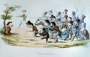 Egy karikaturista vége, 1860