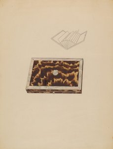 Kártyatartó, c. 1936. alkotó: Melita Hofmann