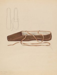 Papucs, c. 1936. alkotó: Melita Hofmann