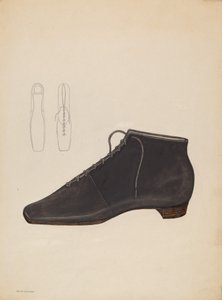 Női cipő, c. 1936.
