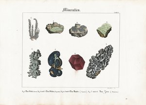 Fém ásványok és kristályok