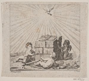 Vignet til N. E. Balle "Theses Theologica" alkotó: Meno Haas