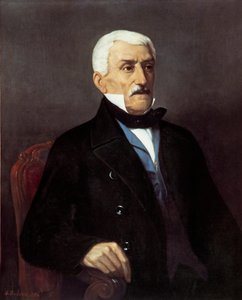Jose San Martin portréja alkotó: Mercedes san Martin de Balcare