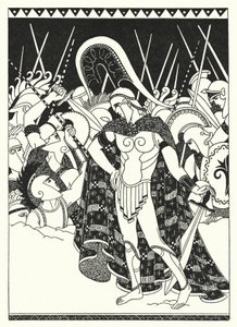 Egymást kezdték ütni kardjaikkal (színes litho)