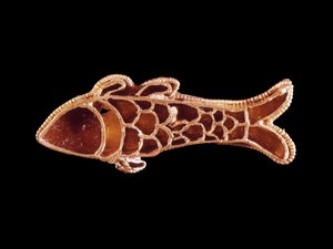 Fibula (Franciaország) a 6. századból. Saint-Germain-en-Laye Múzeum