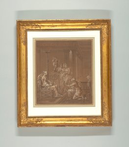 Rajz, tapéta tervezés alkotó: Merry Joseph Blondel