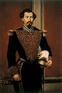Miguel MIRAMON (1831-1867), mexikói tábornok és politikus portréja (olaj, vászon) alkotó: Mexican School