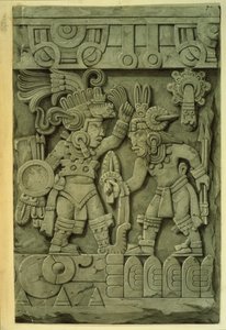 Tizoc köve (színes litográfia)
