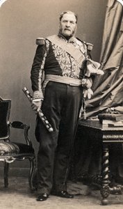 A marechal Forey (1804-1872) portréja. Mayer és Pierson fényképe