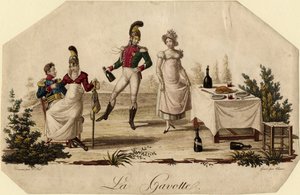 Gavotte, c. 1815 alkotó: Meynier Saint Fal