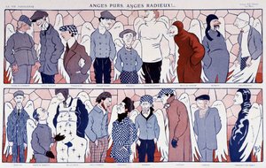 Híres repülők angyali vádjai (portrégaléria) – a „” La Vie Parisienne”-ben” 1909.11.12.