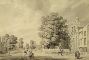 St Johns College, Oxford (toll és tinta és mosás)