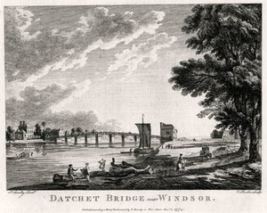 Datchet híd Windsor közelében, Berkshire, 1774