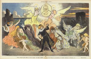 Victor Hugo születésének századik évfordulója, illusztráció a Le Rire számára