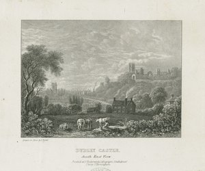 Dudley kastély: rézmetszet, nd [1653-1686] (nyomat) alkotó: Michael Burghers