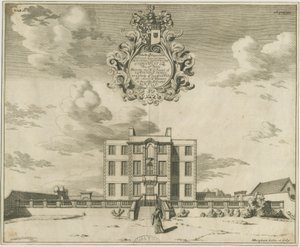 Elmhurst Hall: rézmetszet, nd [1653-1686] alkotó: Michael Burghers