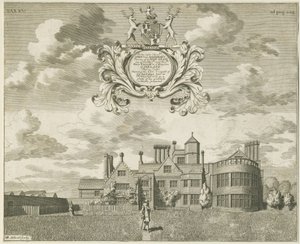 Fisherwick Hall: rézmetszet, nd [1653-1686] (nyomat) alkotó: Michael Burghers