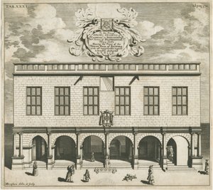 Stafford – Shire Hall: rézmetszet, nd [1686] alkotó: Michael Burghers