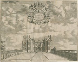 Trentham Hall: metszet, nd [1686] alkotó: Michael Burghers