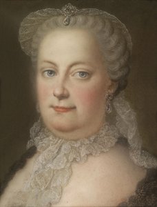 Mária Terézia osztrák császárné portréja 1717-1780, 1762