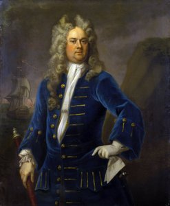Robert Harland kapitány (1680-1751 körül) portréja, kezében távcsővel (távcső). Olaj, vászon, 1707-1711 körül, készítette Michael Dahl (1659-1743). alkotó: Michael Dahl