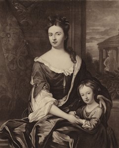 Anna királynő és fia, William Gloucester hercege