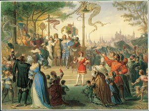 Szent János ünnepe, 5. jelenet Richard Wagner „Die Meistersinger” című művéből alkotó: Michael Echter