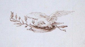 Rajz Michael Faraday vendégkönyvéből (toll és tinta papíron) alkotó: Michael Faraday