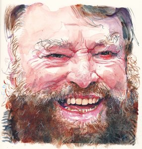 Brian Blessed (akvarell)