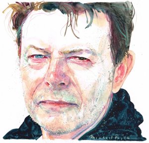 David Bowie (akvarell) alkotó: Michael Frith