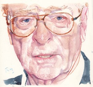 Michael Caine (akvarell)