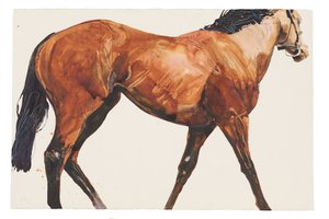 Cím nélkül, 2018 (akvarell, papír) alkotó: Michael Frith