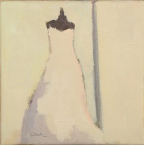 Esküvői ruha, 2017 (olaj, vászon) alkotó: Michael G. Clark