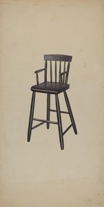 Etetőszék, 1938. alkotó: Michael Riccitelli