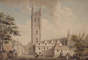 Magdalen Bridge and Tower, Oxford, 1768-1772