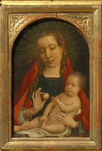 A Szűz és a Gyermek, 1485 körül.