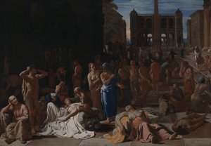 Pestis egy ókori városban alkotó: Michael Sweerts