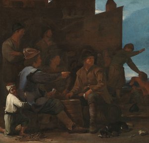 A kártyajátékosok alkotó: Michael Sweerts