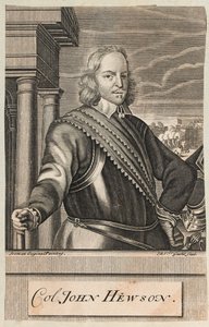 John Hewson ezredes, 1647 körül (metszet) alkotó: Michael Vandergucht