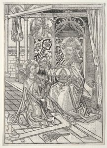 A kincsőrző: A Szentháromság alkotó: Michael Wolgemut