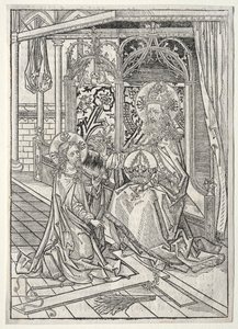 A kincsőrző: A Szentháromság, 1491. alkotó: Michael Wolgemut