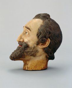 IV. Henrik francia feje portré, 1610 körül (viasz) (lásd még: 312106 és 312138)