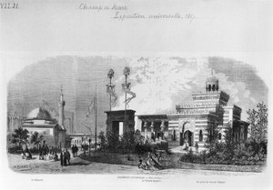 A párizsi Champ-de-Mars egyetemes kiállításának külföldi és keleti részei, 1867. június