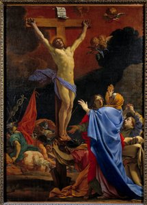 Krisztus a kereszten. Michel Dorigny (1617-1665) festménye
