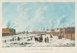 A Szemjonovszkij-híd Szentpéterváron, 1813