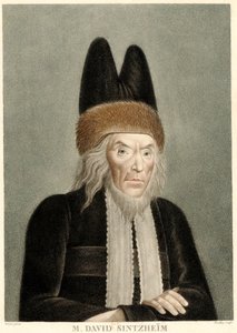 David Sintzheim portréja 1745-1812, 1800-as évek.
