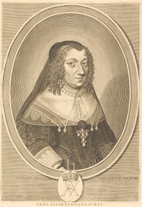 Ausztria Anna alkotó: Michel Lasne after Jean Nocret