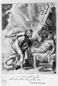 Semelét megemészti a Jupiters tüze, 1655 alkotó: Michel de Marolles